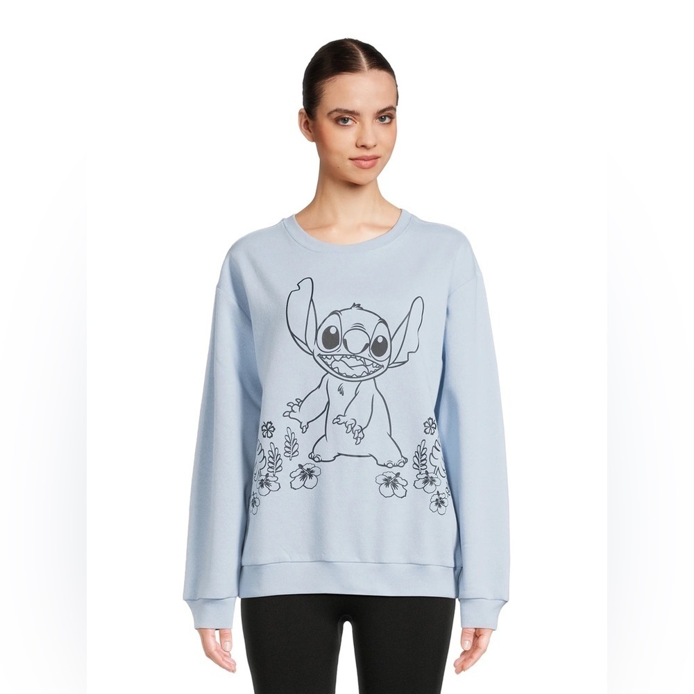 Disney Stitch Pullover SweatShirt - blue 3x